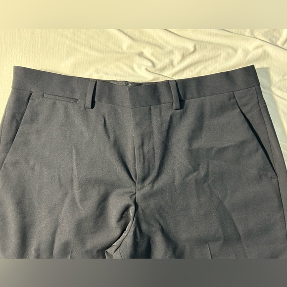 Express Men's Black Suit 40L - Jacket & Pants Included - Pants 34x32 - Picture 5 of 7